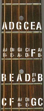 Leadmasters Fret Markers Set #1 Notes on the Neck - Black